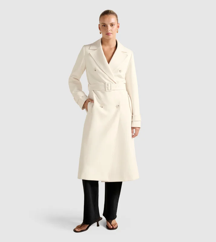 فورايفر نيو LYDIA Crepe Trench Coat